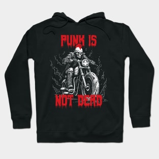 Punk's not dead Skull Rider Hoodie